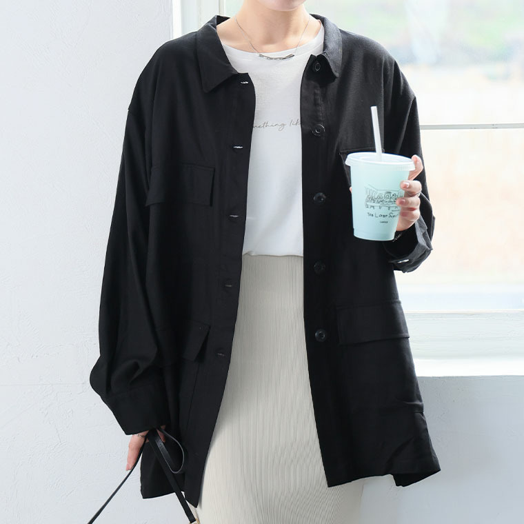 ちょっと1枚羽織りたい ミリタリー カジュアル ジャケット1