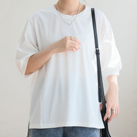 ＜瞬寒！アイスヴェールシリーズ＞ ボリューム袖 トップス