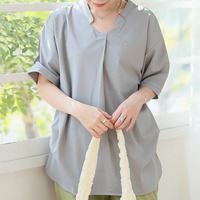 ＜瞬寒！アイスヴェールシリーズ＞ スキッパー トップス