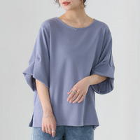 【ハッピーさらりん】 袖ボリューム プルオーバー