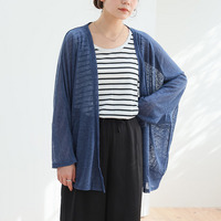 お出かけに必須な丈が選べる ドルマン カーディガン