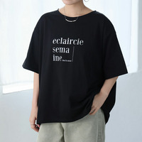 スゴ！裏技実は裏から冷やしてます 選べるプリント プレーティングセミシルケット天竺 ゆるシルエット Tシャツ