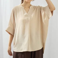 エアブラウス スキッパー ドルマン ブラウス