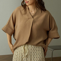 エアブラウス スキッパー ドルマン ブラウス