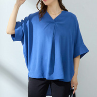 エアブラウス スキッパー ドルマン ブラウス