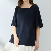 サラっと夏を乗り切る。楽ちん 袖フレア カットジョーゼット ブラウス