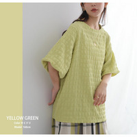 二の腕カバー バルーンスリーブ プルオーバー