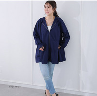 UV フレアライン ペプラム パーカー