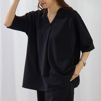 サラっと夏を乗り切る。 スキッパー ブラウス セットアップ対応