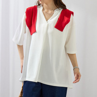 サラっと夏を乗り切る。 スキッパー ブラウス セットアップ対応