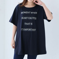 お腹が隠れる Aライン Tシャツ