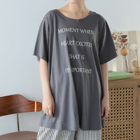 お腹が隠れる Aライン Tシャツ