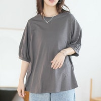 USAコットン 綿100 パフスリーブ Tシャツ