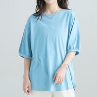 USAコットン 綿100 パフスリーブ Tシャツ