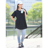 汗ジミ防止 ポケット付き チュニック Tシャツ