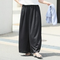 ヌーディーカットソーシリーズ ストレート ワイドパンツ