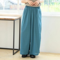 ヌーディーカットソーシリーズ ストレート ワイドパンツ