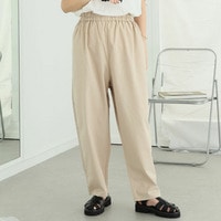 サラ綿パンツ ワンピのお供に穿くパンツ 綿100％ テーパードパンツ