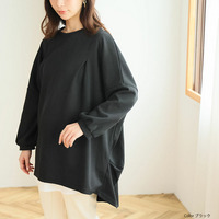 裾タック使い ドルマン チュニック