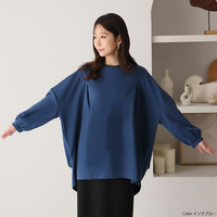 裾タック使い ドルマン チュニック