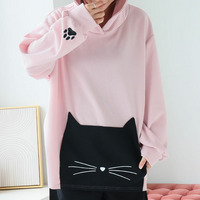 ダンボール アニマル パーカー ネコ