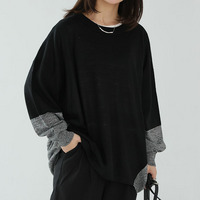 可愛いだけじゃない！ 厚すぎないのが着やすい！ 配色デザイン ゆる ニット