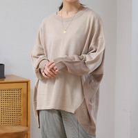 可愛いだけじゃない！ 厚すぎないのが着やすい！ 配色デザイン ゆる ニット