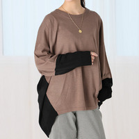 可愛いだけじゃない！ 厚すぎないのが着やすい！ 配色デザイン ゆる ニット