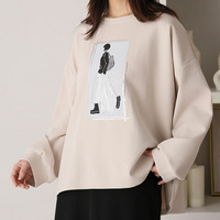 ライトダンボール スパンコール ガール ロゴ スウェット