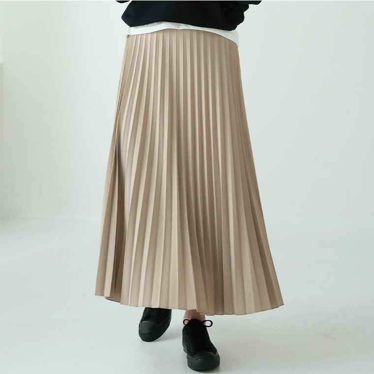 ざぶざぶ洗える! アコーディオン プリーツスカート1