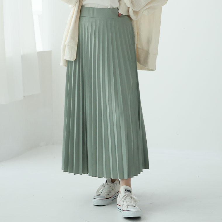 ざぶざぶ洗える! アコーディオン プリーツスカート1