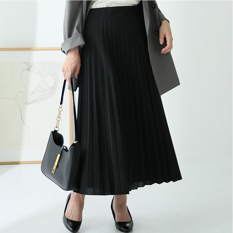 ざぶざぶ洗える! アコーディオン プリーツスカート1