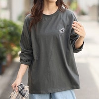 綿100％ いろいろ ワンポイント刺繍 Tシャツ 綿100％ コットン 大きいサイズ