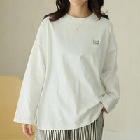 綿100％ いろいろ ワンポイント刺繍 Tシャツ 綿100％ コットン 大きいサイズ