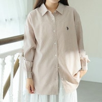 【U.S.POLO　ASSN.】 長袖 オーバーサイズ シャツ