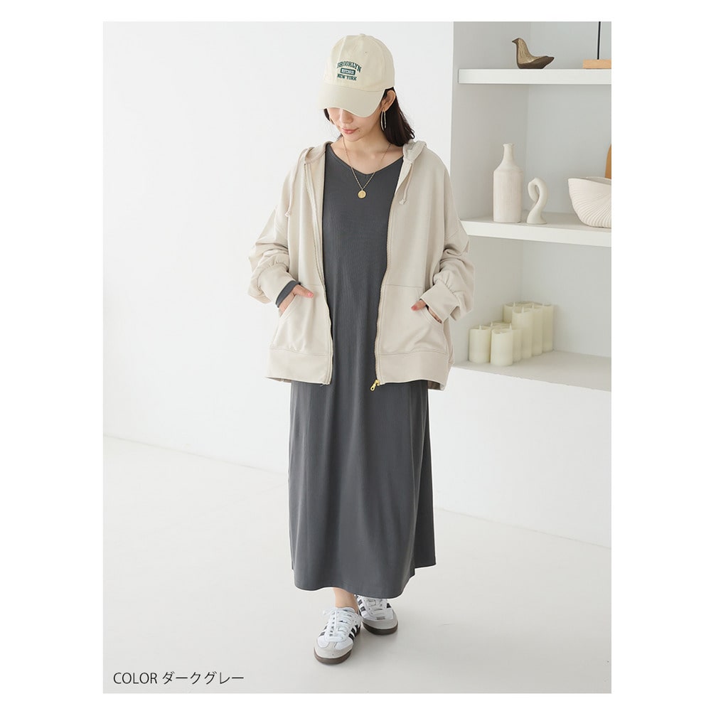 エブリデイRib スッキリ 着痩せ ワンピース17