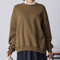 【U.S. POLO ASSN.】キレイ見え スウェット アンチピリング付き 裏起毛 トレーナー