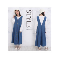 前後２ｗａｙ デニム ジャンスカ / 大きいサイズ ハッピーマリリン