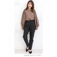 裏起毛ストレッチウエストゴムパンツ / 大きいサイズ ハッピーマリリン