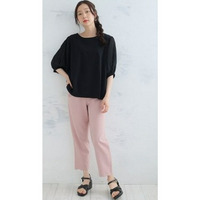 キレイめカットソー半袖プルオーバー / 大きいサイズ ハッピーマリリン