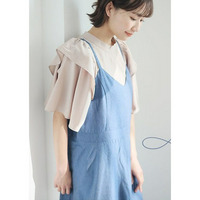 柔らかデニム調キャミワンピース / 大きいサイズ ハッピーマリリン