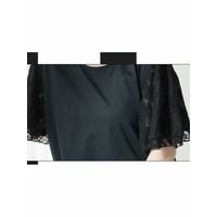 袖２段レースカットソープルオーバー / 大きいサイズ ハッピーマリリン