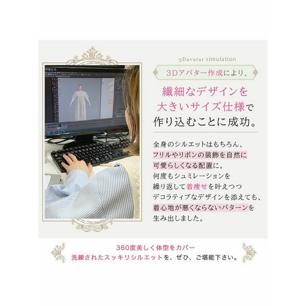 KARENティアードフリルワンピース / 大きいサイズ ハッピーマリリン6