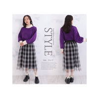 チュールチェッスカート / 大きいサイズ ハッピーマリリン