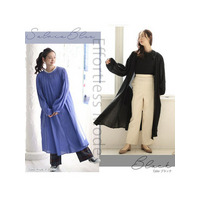 ギャザー　シャツワンピース / 大きいサイズ ハッピーマリリン