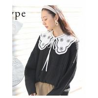 好みで選べる３デザインレース付け襟 / 大きいサイズ ハッピーマリリン