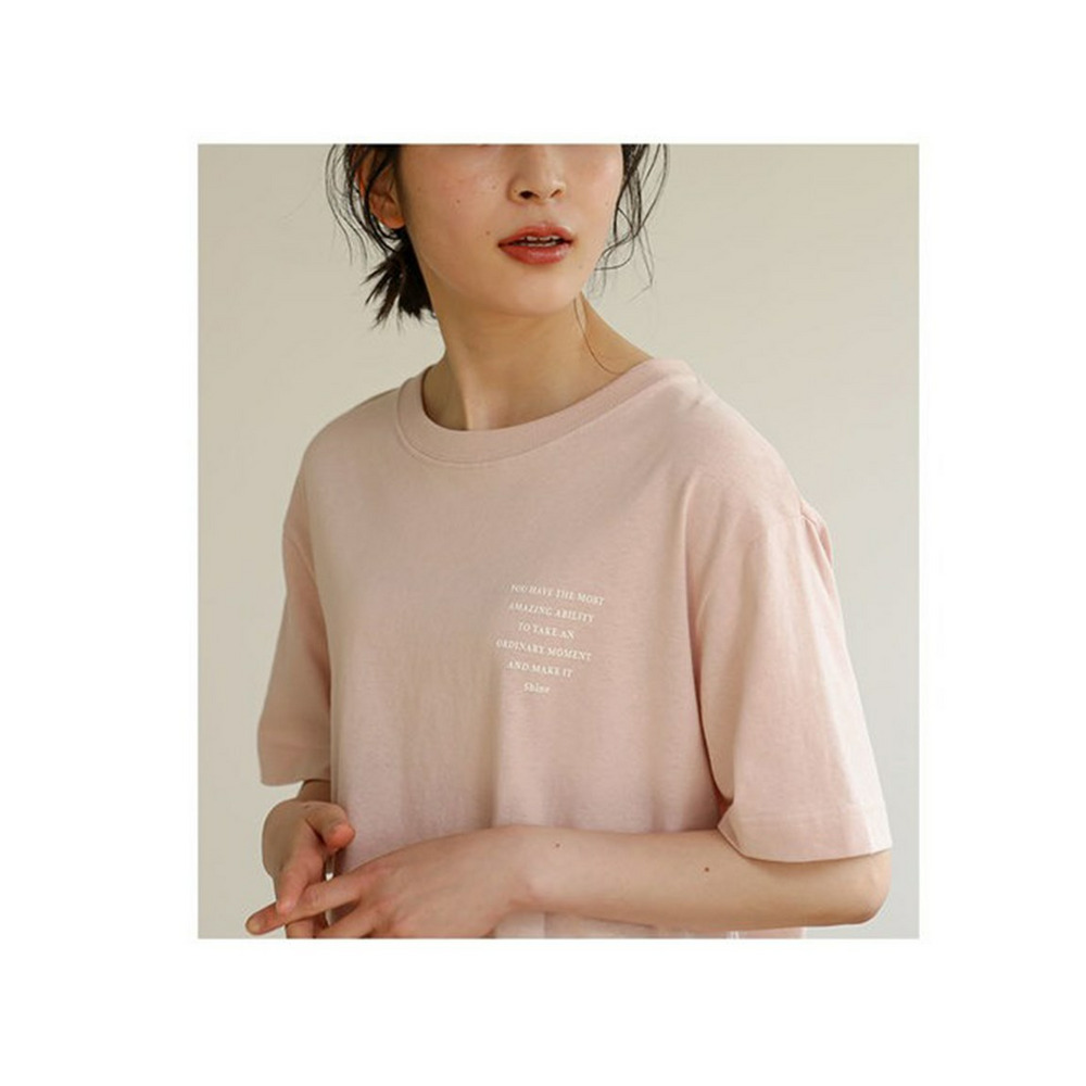 刺しゅう　コットン　ロゴＴシャツ / 大きいサイズ ハッピーマリリン11