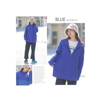 畦編みハーフジップニット / 大きいサイズ ハッピーマリリン