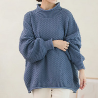 新色追加!! 苦しくない バスケット編み チャンキーニット