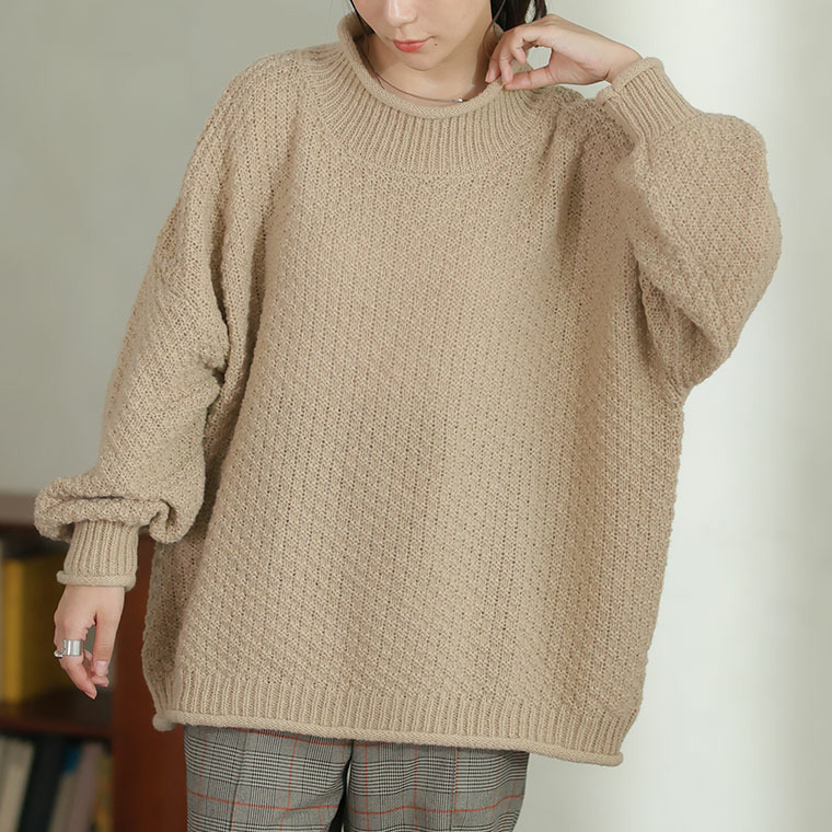 新色追加!! 苦しくない バスケット編み チャンキーニット1